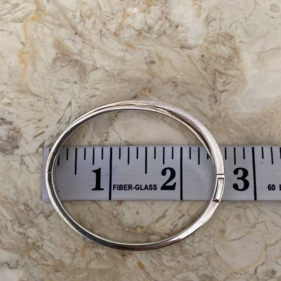 PANDORA?Entwined 925 Sterling Silver Cuff Bracelet - Picture 8 of 9